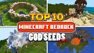 Top 10 GOD Seeds For Minecraft Bedrock 1.20!