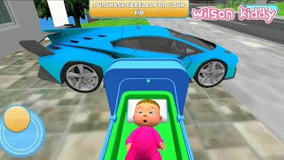 B4yi Sultan Mau Belanja Naik Mobil Lamborghini | Game Wilson Kiddy