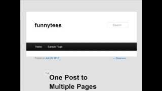 WordPress Advanced Post Pagination - How to Split WordPress Posts into Multiple Pages