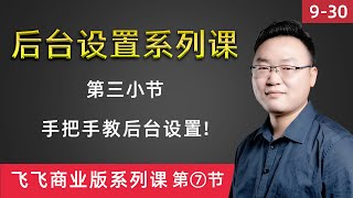 9-30(网络赚钱) 飞飞商业版V10 后台设置 实操讲解 第③节 顶级影视站