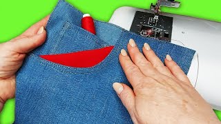 Sewing secrets and wisdom of repairing and sewing jeans (selection No. 26)