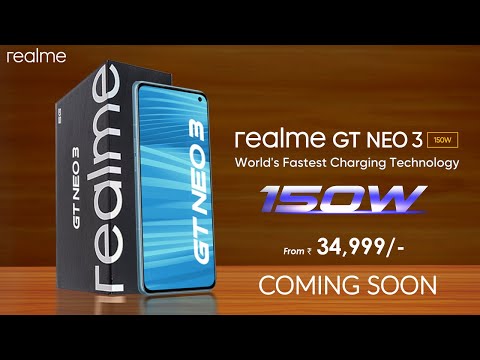 Realme GT Neo 3 5G with 150W Charging & Mediatek 8100  Price in India, Specifications & Launch date