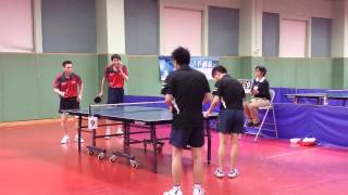 2013 乒總杯 (8強) 鄭楚峰＋盧傳淞 vs 趙頌熙+洪振軒 R#5 ⓒ 2013 乒乓論壇.com