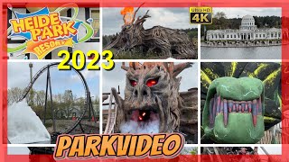 Heide Park 2023 (Parkvideo) Impressionen – Neuheiten - Achterbahnen - Fahrgeschäfte - colossos video