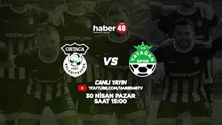 1000A YAPI ORTACA BELEDİYESPOR - YATAĞANSPOR MAÇI 30 NİSAN'DA CANLI YAYINLA  HABER48'DE