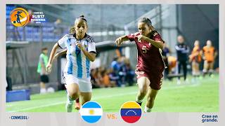 ARGENTINA vs. VENEZUELA [0-0] | RESUMEN | CONMEBOL SUB17 FEM | FASE DE GRUPOS