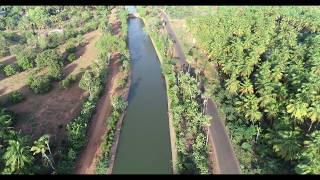 Beautiful Aerial View of Chatraptti Village Water Body, Madurai Outer - 3