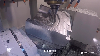 PowerMill 5-axis machining with 2D CNC Machinery Ltd