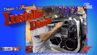 Mustang  gets some Roadkill sound treatment in the doors Installer Diaries 276 part 2