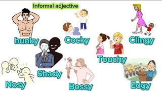 Vocabulary words English learn| Informal Adjectives for Everyday English |Vocabulary in English.