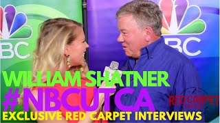 Interview w/ William Shatner #BetterLateThanNever at NBCUniversal’s Summer Press Tour #NBCUTCA