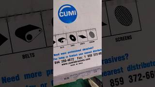 cumi abrasives. nice name China!