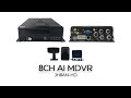 8 channel AI MDVR and Calibration AI cameras