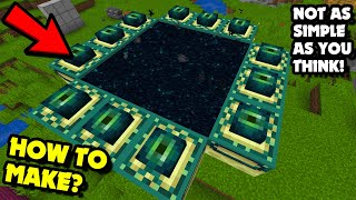 How to Make an END PORTAL in Minecraft 1.19+ Java in Creative Mode? Not as Simple as You Think!