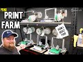 Building My MINI PRINT FARM // 3D Printing Business