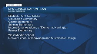 Denver Public Schools recommends seven school closures, three 'grade level restructures'