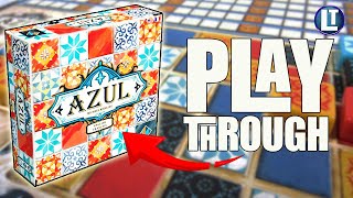 AZUL:  Full Game PLAYTHROUGH