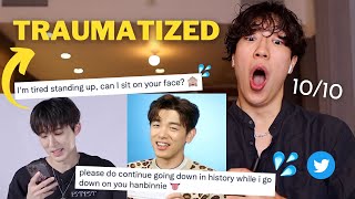 Rating K-POP Thirst Tweets That TRAUMATIZED K-Pop Stars | B.I (Hanbin), Eric Nam