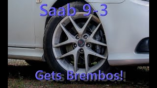 Saab 9-3 sedan daily: Brembo Upgrade