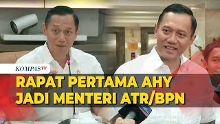 [FULL] AHY Bahas Soal Hal Ini di Rapat Perdana Bersama Jajaran Kementerian ATR BPN