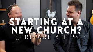 3 Tips for starting as a worship leader in a new church // Worship Leader Wednesday
