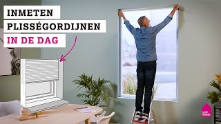 How to: inmeten Plisségordijnen IN de dag