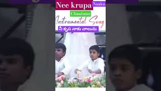 🙏 It is a Heaven ✝️ Nee Krupa Naaku Chaalunu Instrumental Song 🎹🎸🎶🥁🎶🎹🎵By Hosanna Ministries 🙏