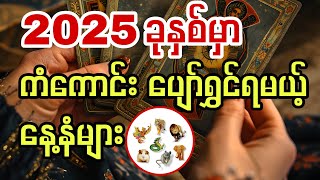 2025 ခုနှစ် တစ်နှစ်စာ ဟောစာတမ်း