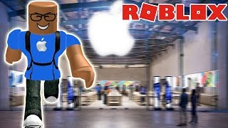 Free Iphones In Roblox Apple Store Tycoon - denis daily roblox apple store tycoon making the iphone in roblox