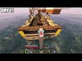 පාරුවක දින 100ක් i survived 100 days on a raft in minecraft