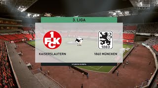 FIFA 20 | Kaiserslautern vs 1860 Munchen - 3.Liga | 03/06/2020 | 1080p 60FPS
