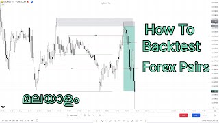 How To Back Test On Forex Pairs / Malayalam