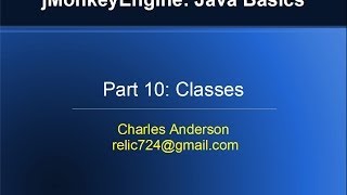 131202 BasicJava Part 10 Classes