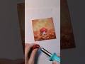 Time-lapse encaustic mushroom painting 🍄#art #painting #encaustic #mushroom