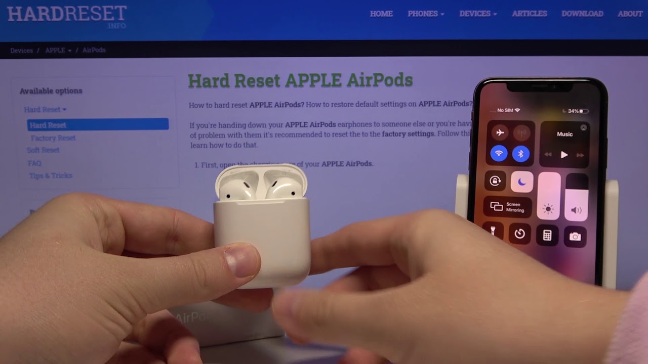 How To Manually Connect AirPods To IPhone - YouTube