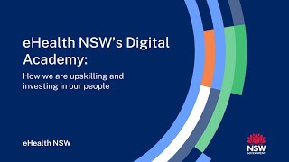 eHealth NSW's Digital Academy