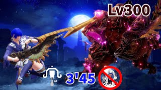 Scorned Magnamalo　Lv300　solo　3'45　 LBG　【MHR:SB PC】