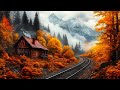 Soothing Autumn Music 2024🍂Music Therapy to Relieve Worry and Anxiety ~ Autumn Scenic Landscape 4K