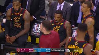 05/31/18 - J.R. Smith BLOWS IT for the Cleveland Cavaliers in Game 1 of the [2018 NBA Finals]