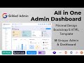 Powerful Dashboard Template Featuring Multiple Dashboard Layouts and Smart UI Designs
