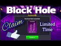 Get Black Hole Cue Pieces 8 Ball Pool Limit 1 for 15 hours only