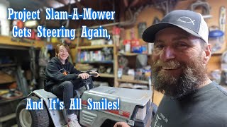 Project Slam-A-Mower Gets Steering