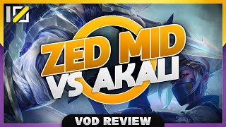 VOD Review: Zed Mid (Silver) - Mcbaze | League of Legends