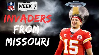 NFL Week 7 ReCap  (The Chiefs continue there undefeated streak)