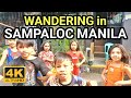 NEW SAMPALOC MANILA | WALKING HIGH RISE LIFE in Sampaloc Manila Philippines [4K] 🇵🇭