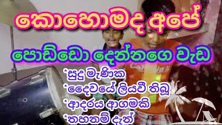 කොහොමද පොඩ්ඩන්ගේ වැඩ(Menuka Nimsara and Hiruka Thisew)