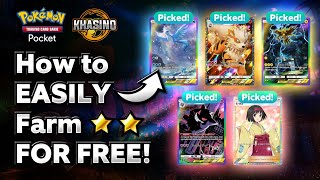 How To EASILY Farm 2☆ Cards FOR FREE! - Pokémon TCG Pocket - PTCGP