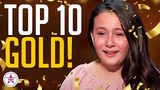 Download 10 GOLDEN BUZZER KIDS That Stole Our Hearts on AGT! mp3