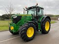 John Deere 6195R tractor walk around video