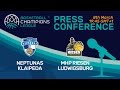 Neptunas Klaipeda v MHP RIESEN Ludwigsburg - Press Conference - Basketball Champions League